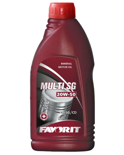 Mühərrik yağı Favorit Multi SG Universal SAE 20W-50 1L Plastic