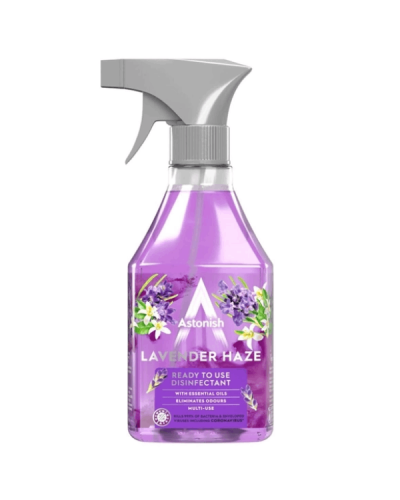 Dezinfeksiya üçün sprey Astonish Lavanda 500 ML 5060060212671