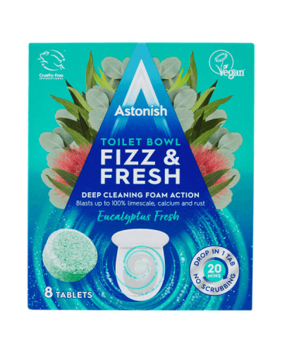 Tualet təmizləyici tabletlər Astonish Evkalipt 8 əd 5060060212695