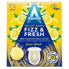 Tualet təmizləyici tabletlər Astonish Limon 8 əd 5060060212732