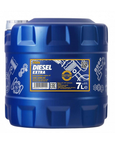 Mühərrik yağı Mannol Diesel Extra 10W-40 7L Special