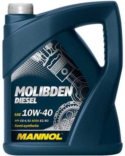 Mühərrik yağı Mannol Molibden Diesel SAE 10W-40 5L Special
