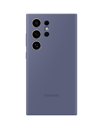 Qoruyucu örtük Samsung S24 Ultra Silicone Violet EF-PS928TVEGRU