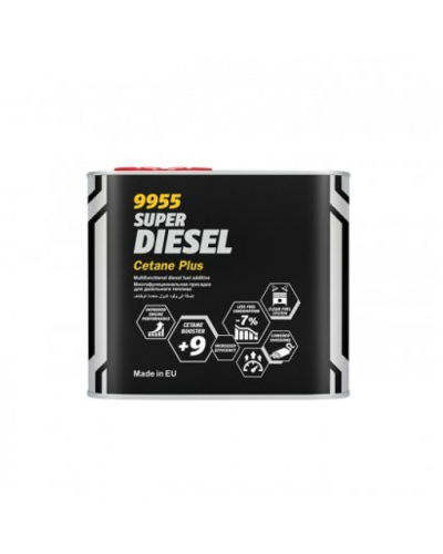 Dizel qatqısı Mannol 9955 Super Diesel Cetane Plus Metal 0.5 lt