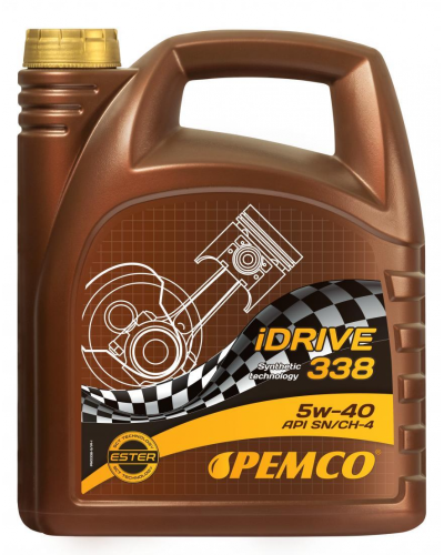Mühərrik yağı Pemco Idrive 338 SAE 5W-40 4L Special