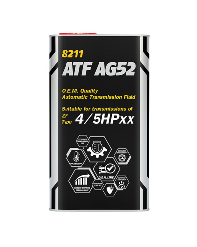 Sürətlər qutusu üçün yağ Mannol ATF AG52 Automatic Special Metal 4 lt