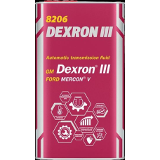 Sürətlər qutusu üçün yağ Mannol Automatic Plus GM Dexron III-G Metal 1 lt