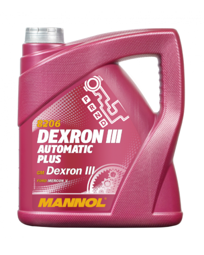Sürətlər qutusu üçün yağ Mannol Automatic Plus GM Dexron III-G Special 4 lt