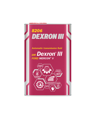 Sürətlər qutusu üçün yağ Mannol Automatic Plus GM Dexron III-G Metal 4 lt