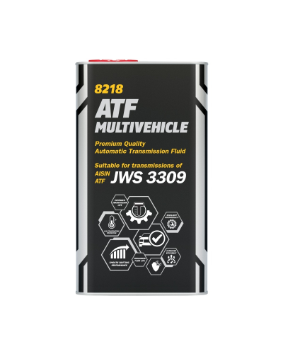 Sürətlər qutusu üçün yağ Mannol ATF Multivehicle Aisin Warner JWS 3309 Metal 1 lt