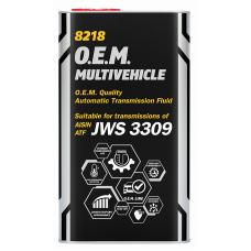 Sürətlər qutusu üçün yağ Mannol ATF Multivehicle Aisin Warner JWS 3309 Metal 4 lt