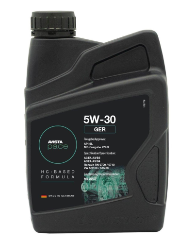 Mühərrik yağı Avista Pace GER 5W-30 1L
