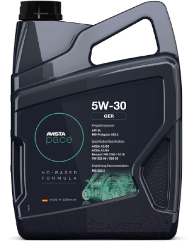 Mühərrik yağı Avista Pace GER 5W-30 4L