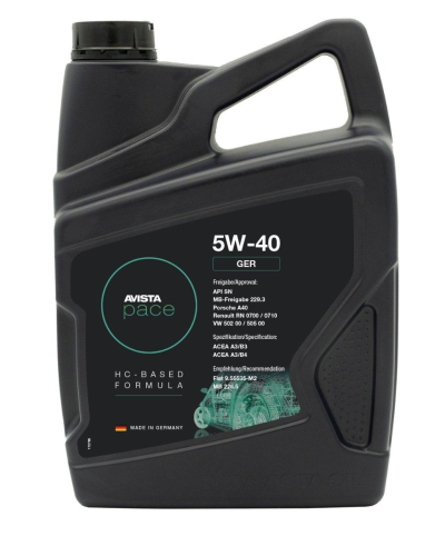 Mühərrik yağı Avista Pace GER 5W-40 1L