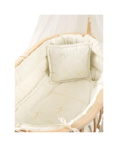 Beşik Tahterevalli Mika 80940 Krem