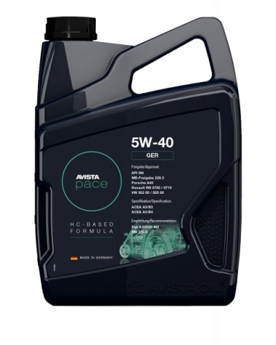 Mühərrik yağı Avista Pace GER 5W-40 4L