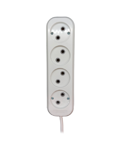 Uzadıcı Voltam 1.5 m VP-16 4 Way Holland Type Power Strip Without Switch