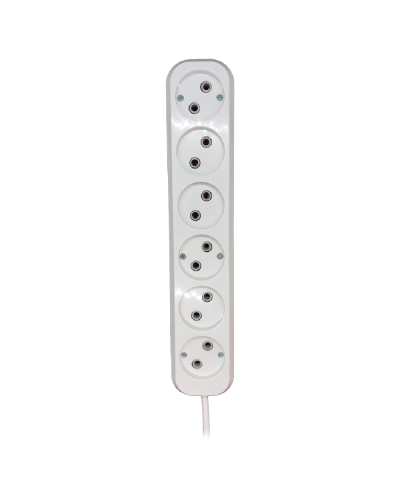 Uzadıcı Voltam 1.5 m VP-22 6 Way Holland Type Power Strip Without Switch