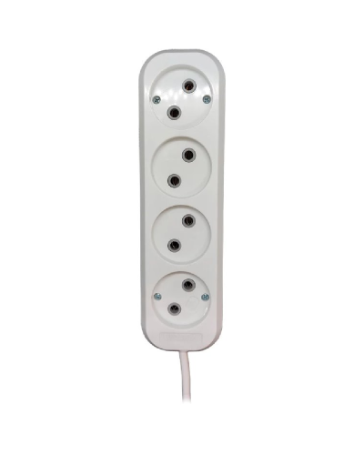 Uzadıcı Voltam 3 m VP-17 4 Way Holland Type Power Strip Without Switch