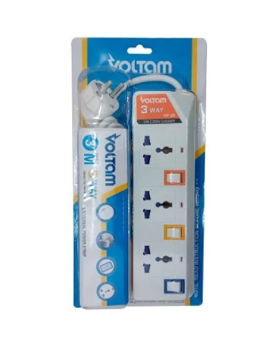 Uzadıcı Voltam 3 m VP-29 3 Way Universal Type Power Strip