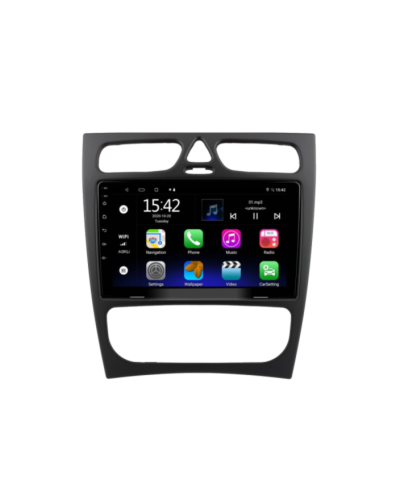 Android Car Monitor King Cool TS7 2/32GB & Carplay For Mercedes W203 C-Class 2001-2004
