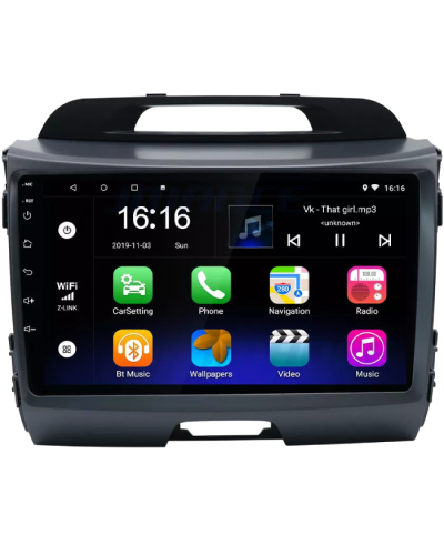 Android Car Monitor King Cool T18 2/32GB DSP & Carplay For Kia Sportage 2012