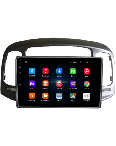 Android Car Monitor King Cool T18 2/32 GB DSP & Carplay for Hyundai Accent 2006-2011