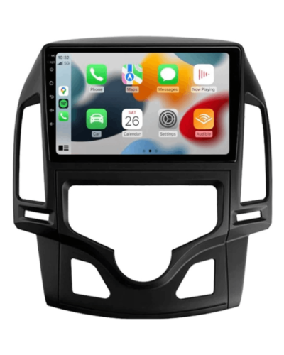 Android Car Monitor King Cool T18 2/32 GB DSP & Carplay for Hyundai I30 2007-2011 (A/C Automatic)
