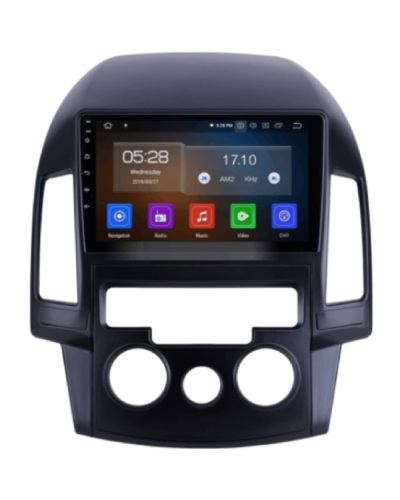 Android Car Monitor King Cool T18 3/32 GB DSP & Carplay for Hyundai I30 (A/C Manual)