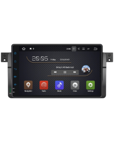 Android Car Monitor King Cool T18 3/32 GB DSP & Carplay For BMW E46