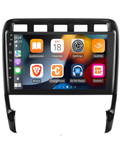 Android Car Monitor King Cool T18 3/32 GB DSP & Carplay For Porsche Cayenne 2002-2009