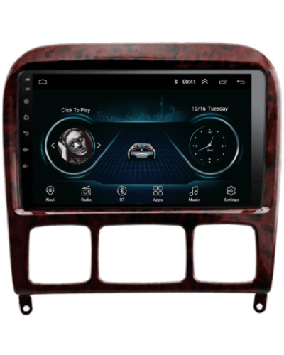 Android Car Monitor King Cool T18 4/64 GB DSP & Carplay For Mercedes S-Class W220