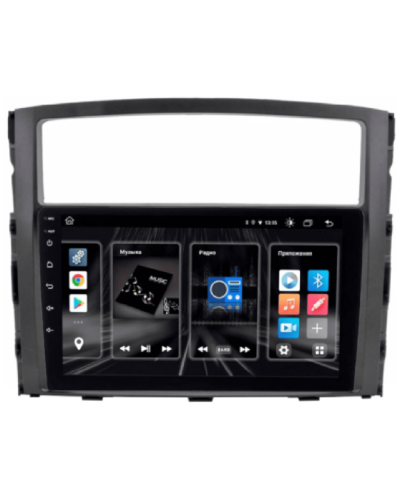Android Car Monitor King Cool T18 4/64 GB DSP & Carplay For Mitsubishi Pajero 2006-2010 (Rockford)
