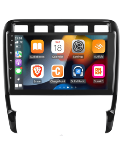 Android Car Monitor King Cool T18 4/64 GB DSP & Carplay For Porsche Cayenne 2002-2009