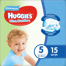 Uşaq bezi Huggies Ultra Comfort S5 15 əd 5029053543574