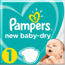 Uşaq Bezi Pampers New Baby Dry S1 Newborn 21 əd 8006540390405