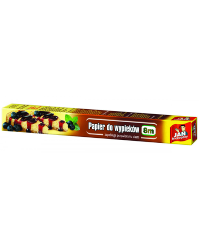 Bişirmə üçün kağız Jan yağ keçirmiyən 8 m 5900536140100
