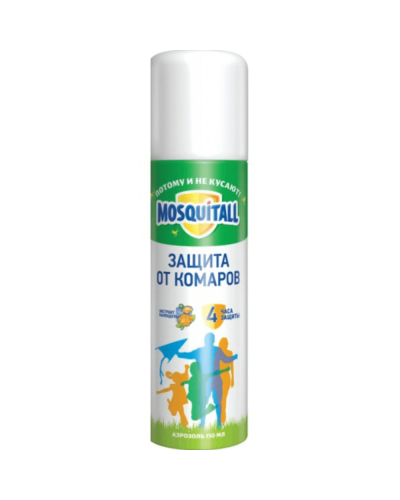 Böyüklər üçün sprey Mosquitall 150 ml 4600104033537