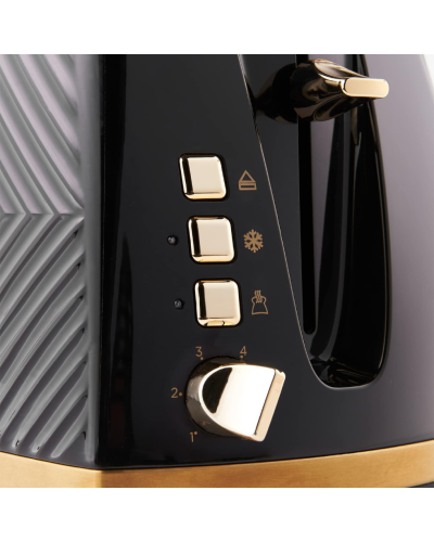 Toster Russell Hobbs 2639056 groove 2s black