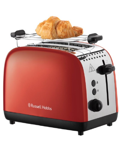 Toster Russell Hobbs 2565456 kolours plus 2S Red