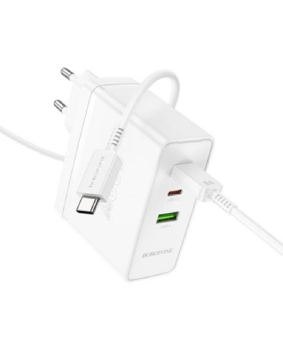 Borofone Charger + Cable Type-C İmperial PD100W BN11 White
