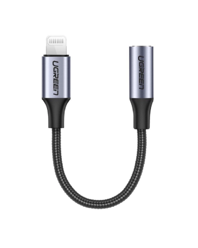 Adapter Ugreen Lightning to aux  3.5MM 10SM Black / US211-30756