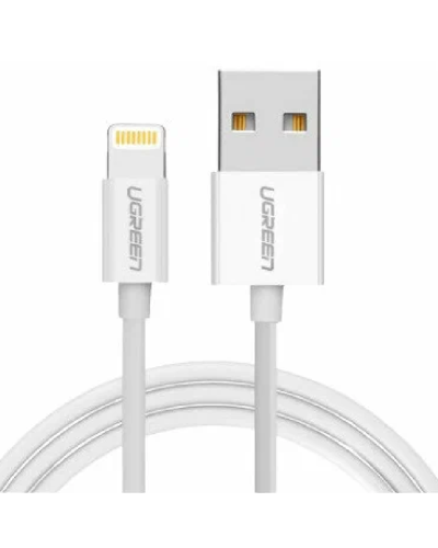 Cabel Ugreen USB to lightning MFI 2.4A 1M Silver / US199-60161