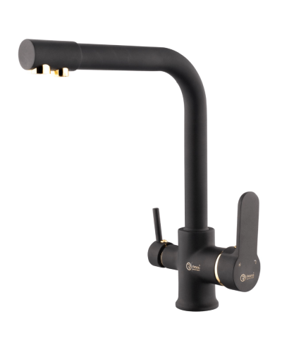Mətbəx kranı Rivana SDF200 Sedef Black