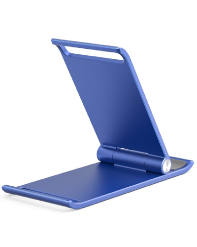Porodo alum alloy foldable mobile stand Blue / PD-ALFMB-BU