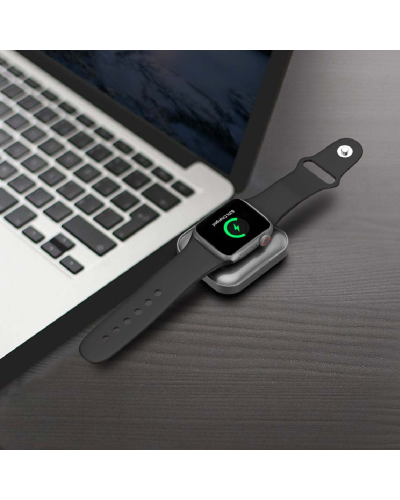 Porodo 2 in 1 Aplle Watch Adn Airpod Charger With TYPE-C Connector Grey PD-WA2N1C-GY