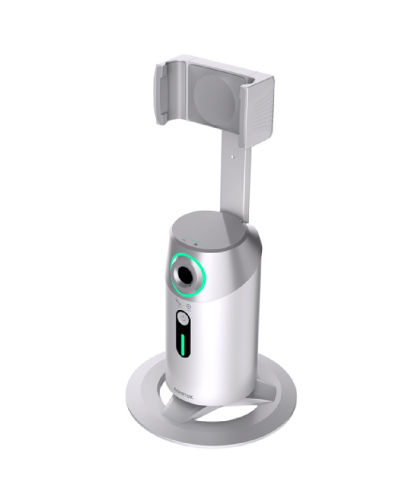 Porodo gimbal with ai face tracking gesture recognition with remote controller WH / PD-GAIFTGR-WH