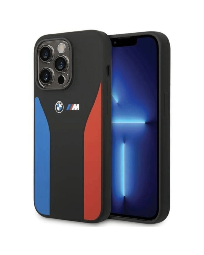 Qoruyucu örtük BMW M Silicone iPhone 15 Pro Black BMHCP15L22SCSK