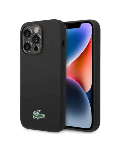 Qoruyucu örtük Lacoste MagSafe Silicone iPhone 15 Pro Max Black LCHMP15XSLOK