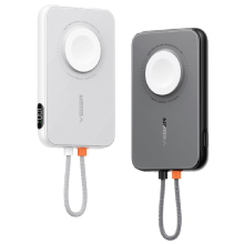 Power Bank Porodo 5000 mAh Slim PD 20W+Watch Charger White PD-PBFCH027-WH